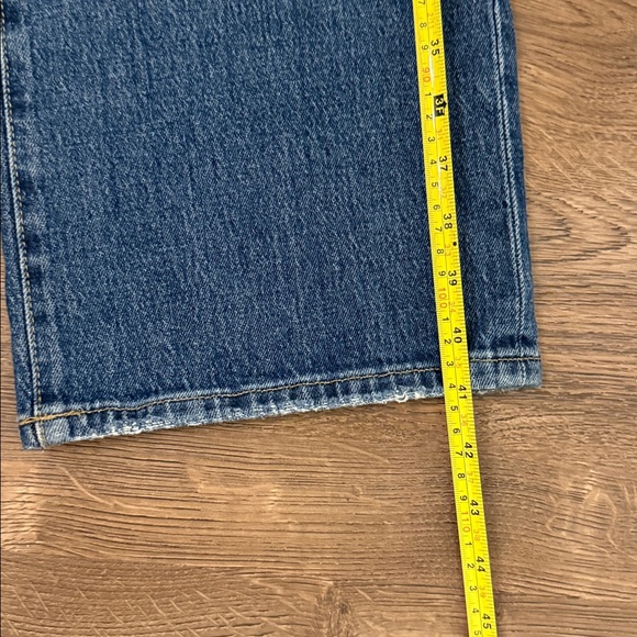 Kut from the Kloth Blue Denim Straight Leg Jeans Size 4 - Picture 3 of 7